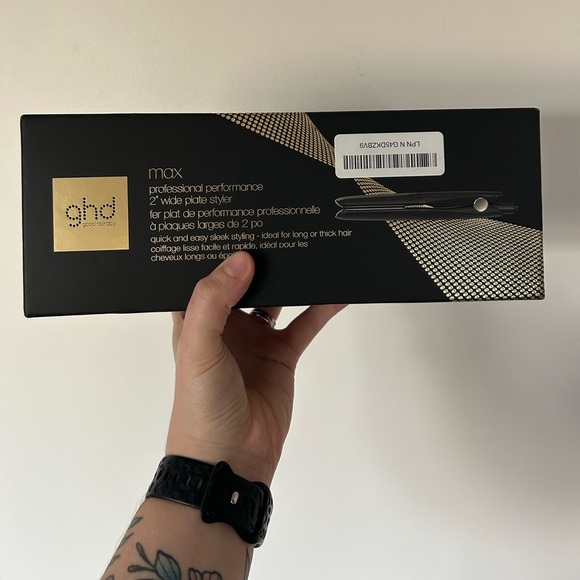 NIB ghd Max Styler - 2" Wide Plate Flat Iron - Picture 3 of 6